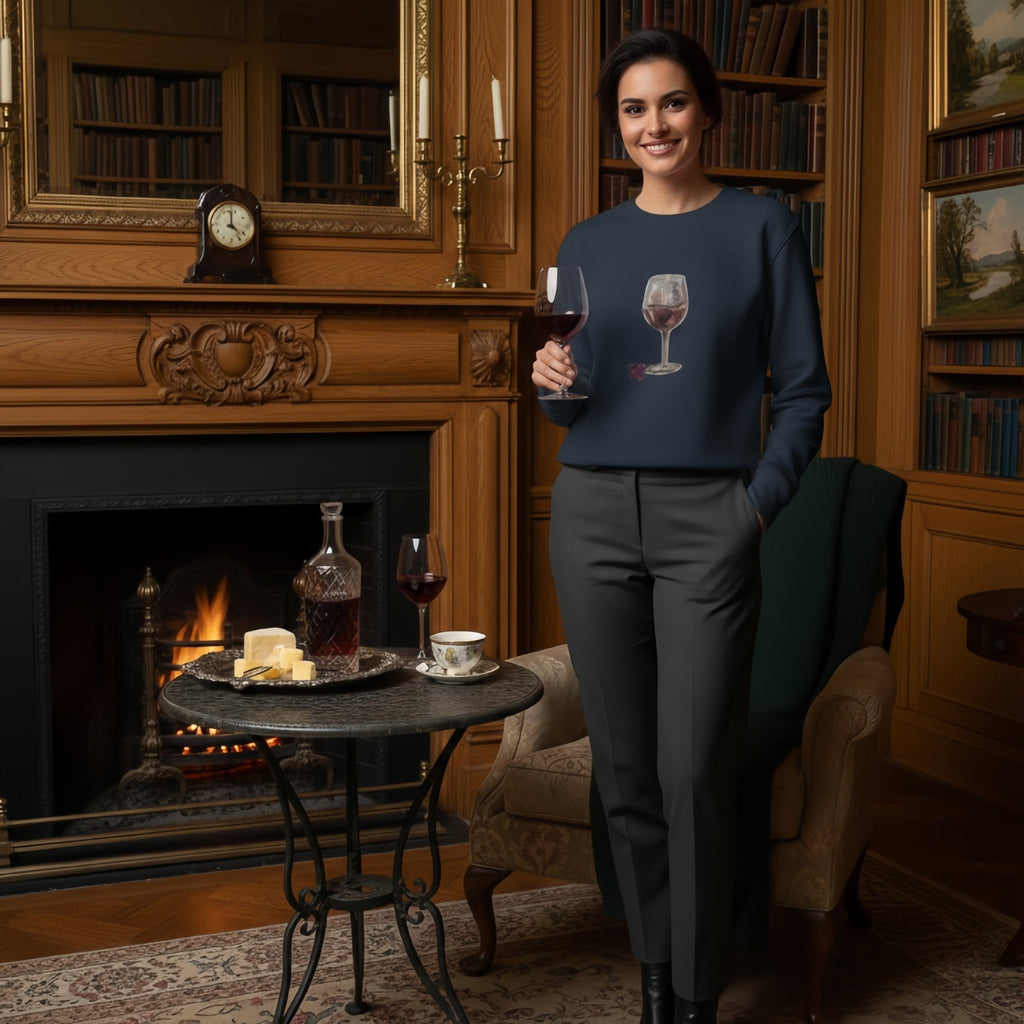 Artisan Organic Sweatshirt | Unisex with Printed Handpainted Art - M.P.Art