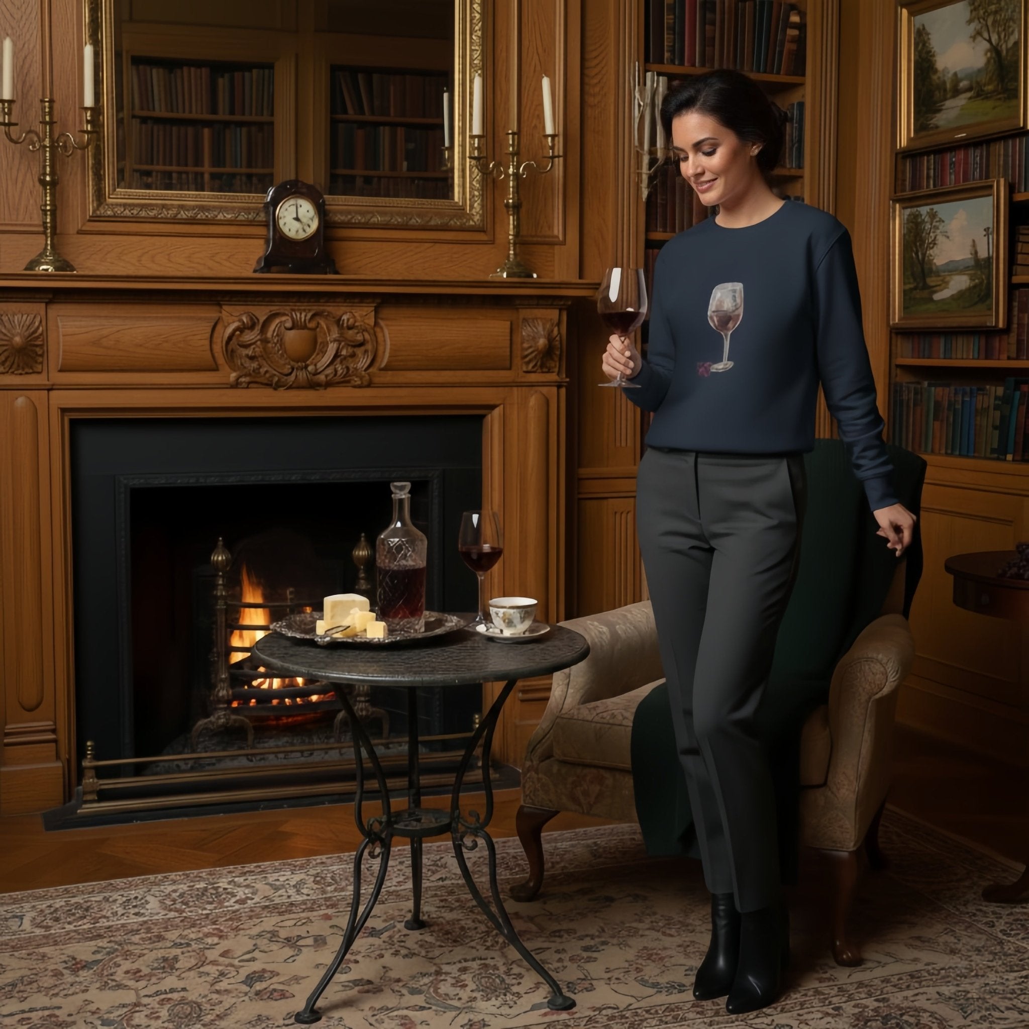 Artisan Organic Sweatshirt | Unisex with Printed Handpainted Art - M.P.Art