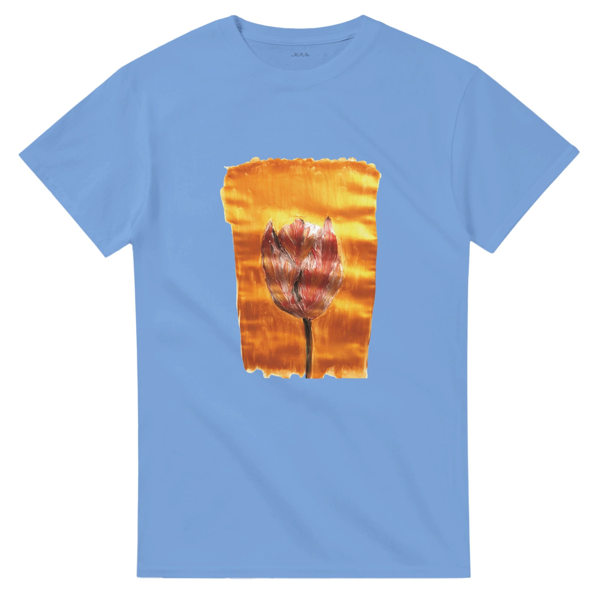 Autumn Walk Heavyweight Tee | Unisex with Printed Handpainted Art - M.P.Art