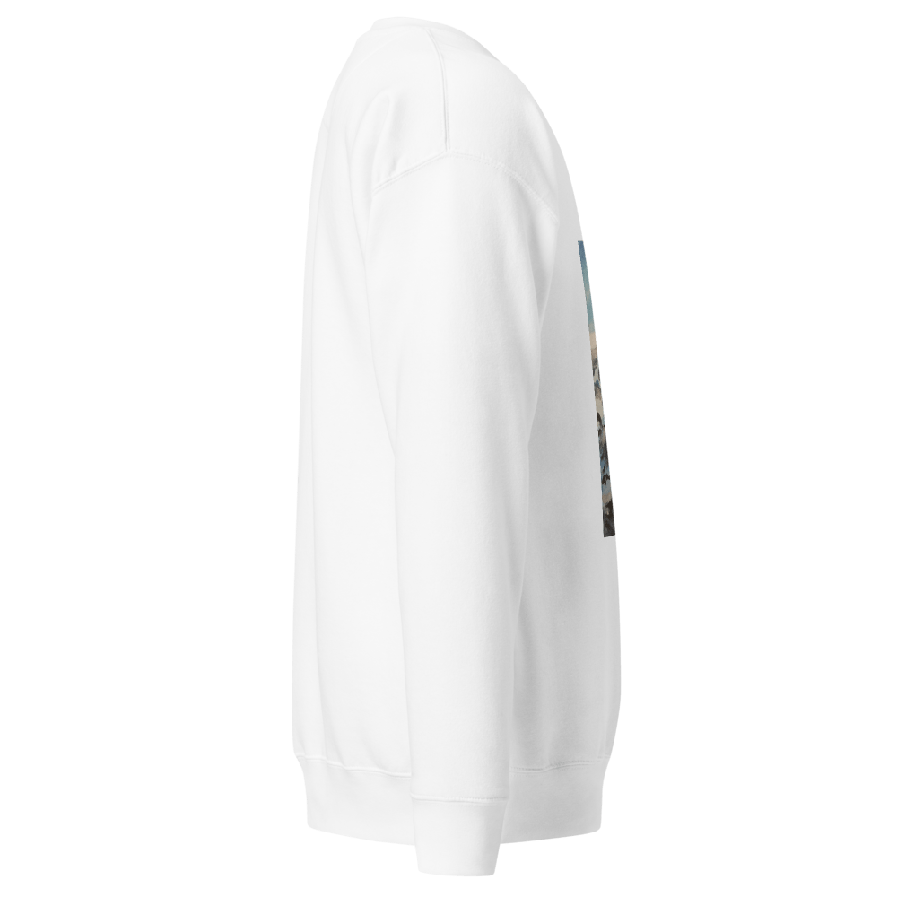 Coastal Serenity Premium Sweatshirt | Unisex Printed Handpainted Art - M.P.Art