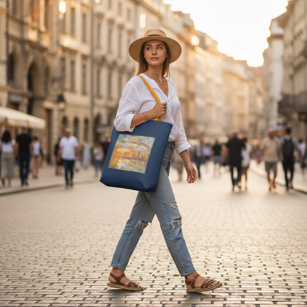 Tragetasche mit Allover-Print und Originalkunstwerk - MPArt