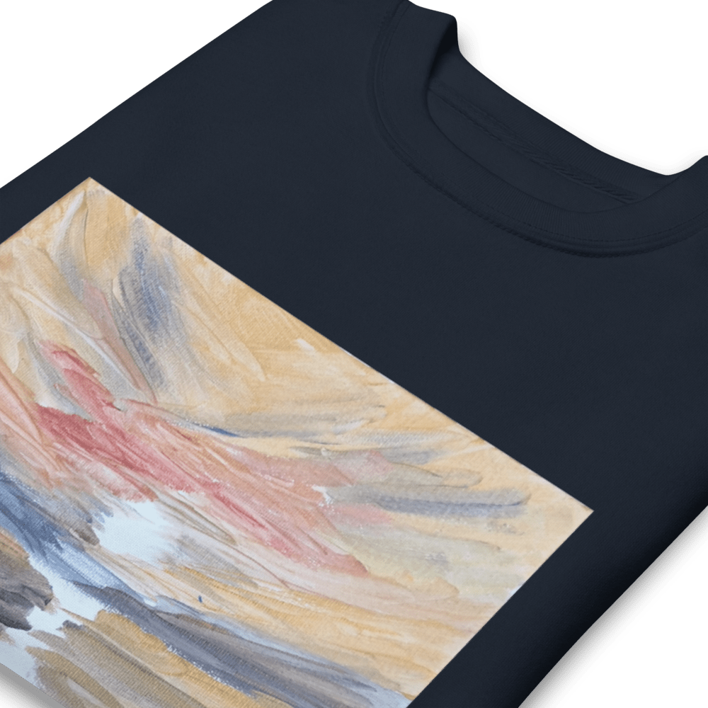 Golden Hour Premium Sweatshirt | Unisex Printed Handpainted Art - M.P.Art