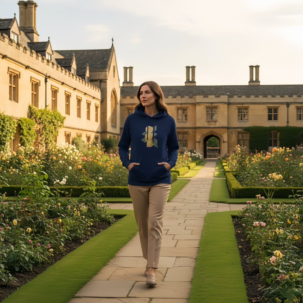 Golden Hour Street Hoodie | Premium Unisex with Printed Handpainted Art - M.P.Art