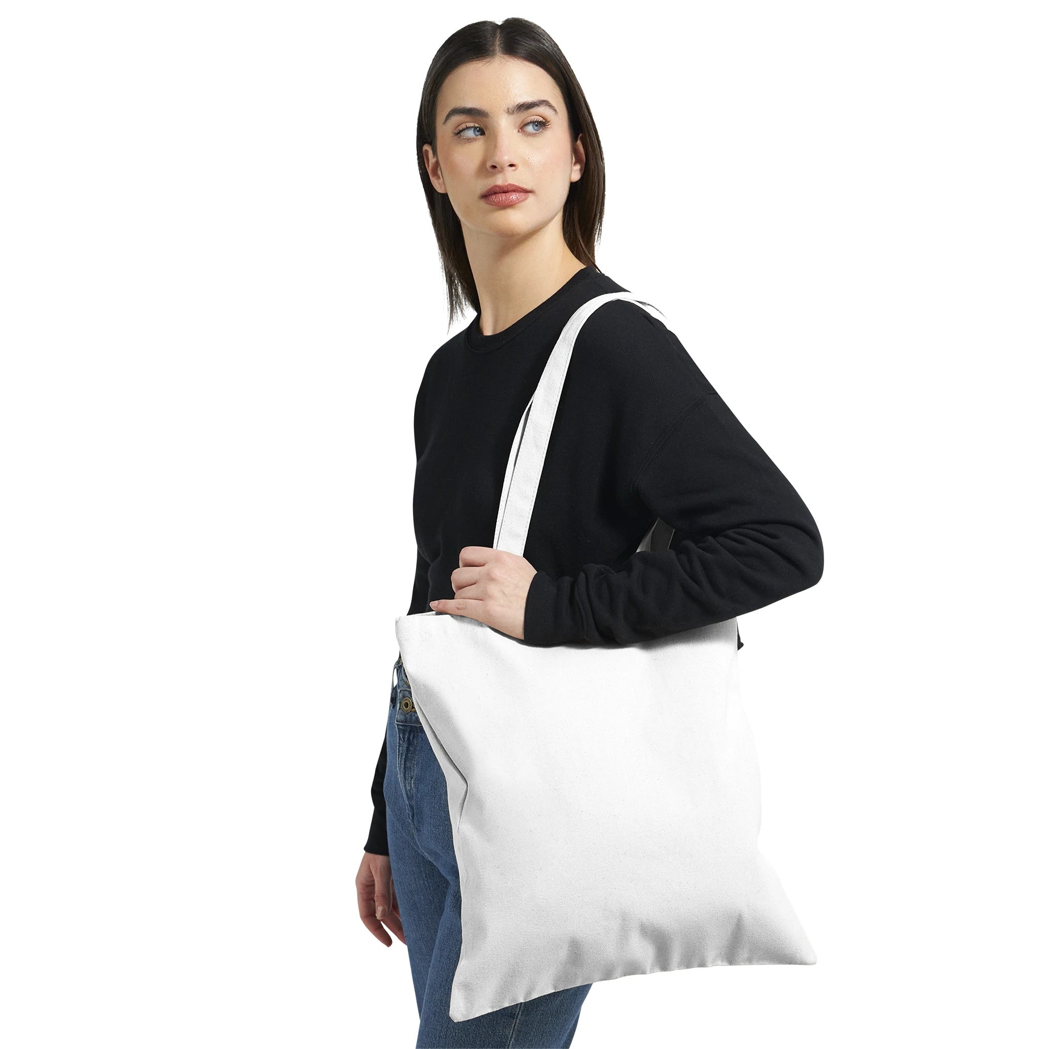 Golden Sunset Organic Tote | Eco Cotton with Printed Handpainted Art - M.P.Art