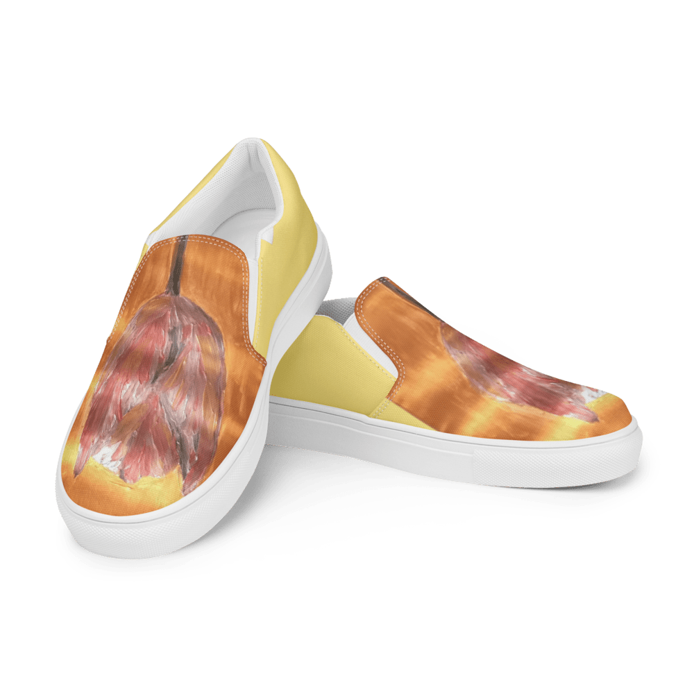 Golden Tulip | Canvas Slip - On Shoes - M.P.Art