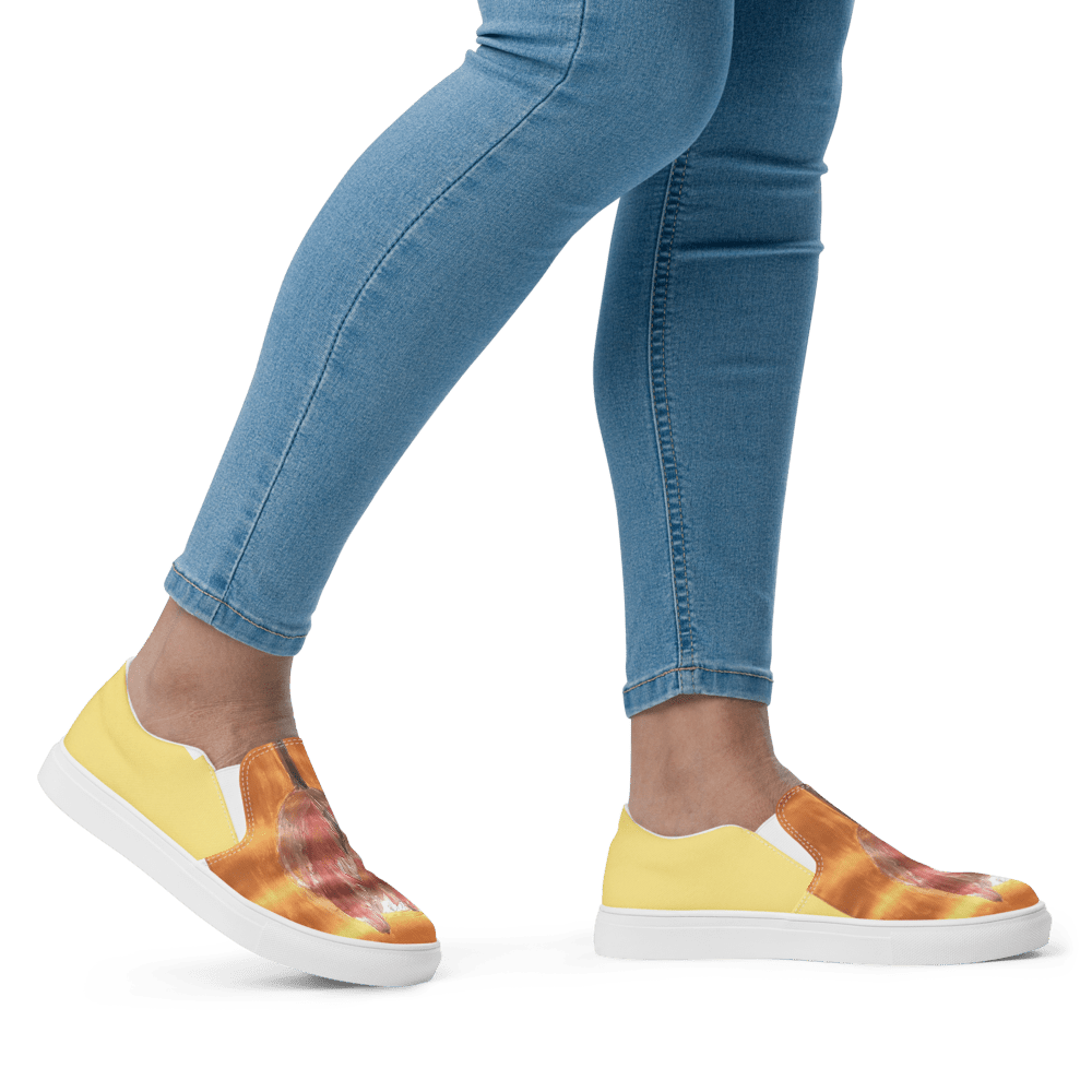Golden Tulip | Canvas Slip - On Shoes - M.P.Art