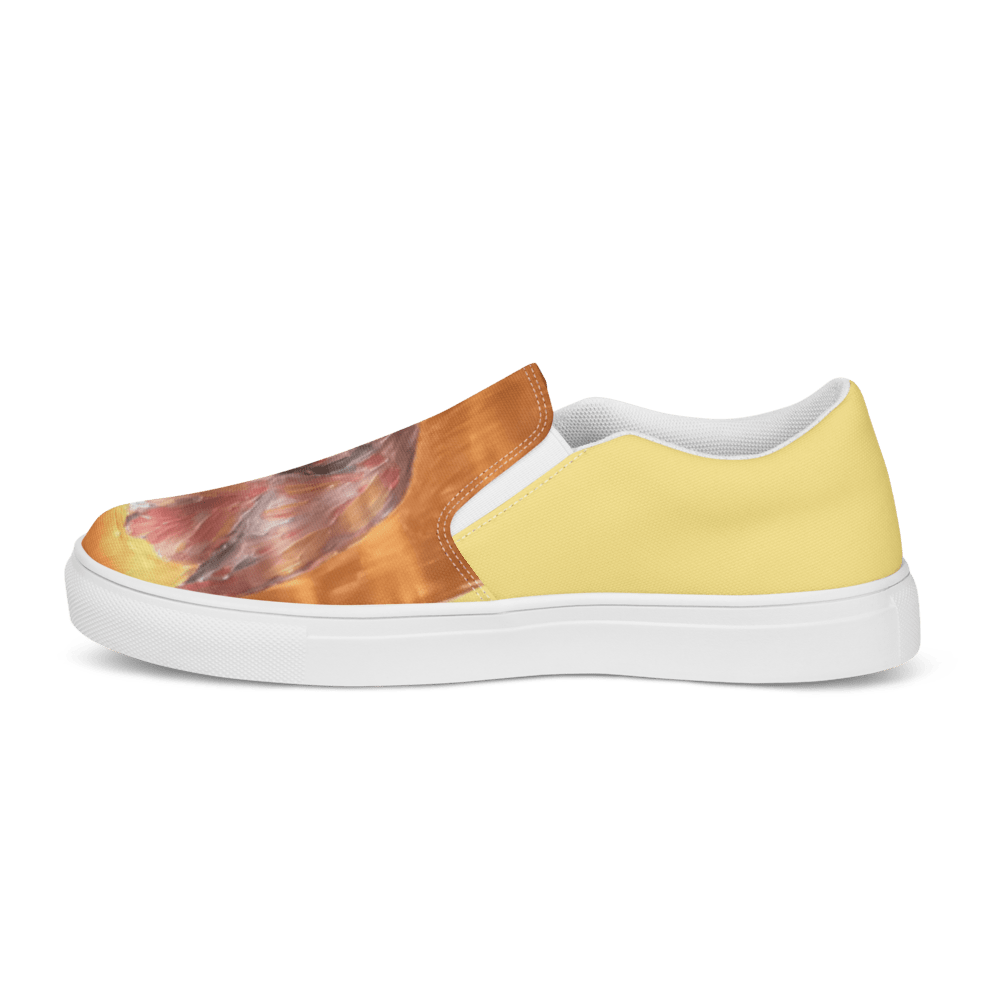 Golden Tulip | Canvas Slip - On Shoes - M.P.Art