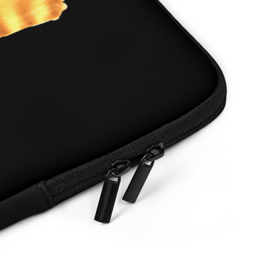 Golden Tulip Laptop Sleeve | 13" with Printed Handpainted Art - M.P.Art