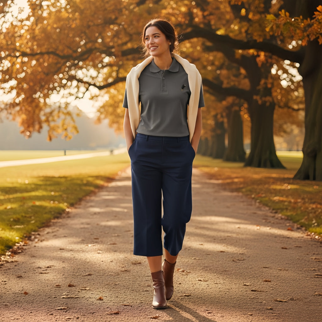 Ice Cream Dreams Premium Polo | Grey - M.P.Art