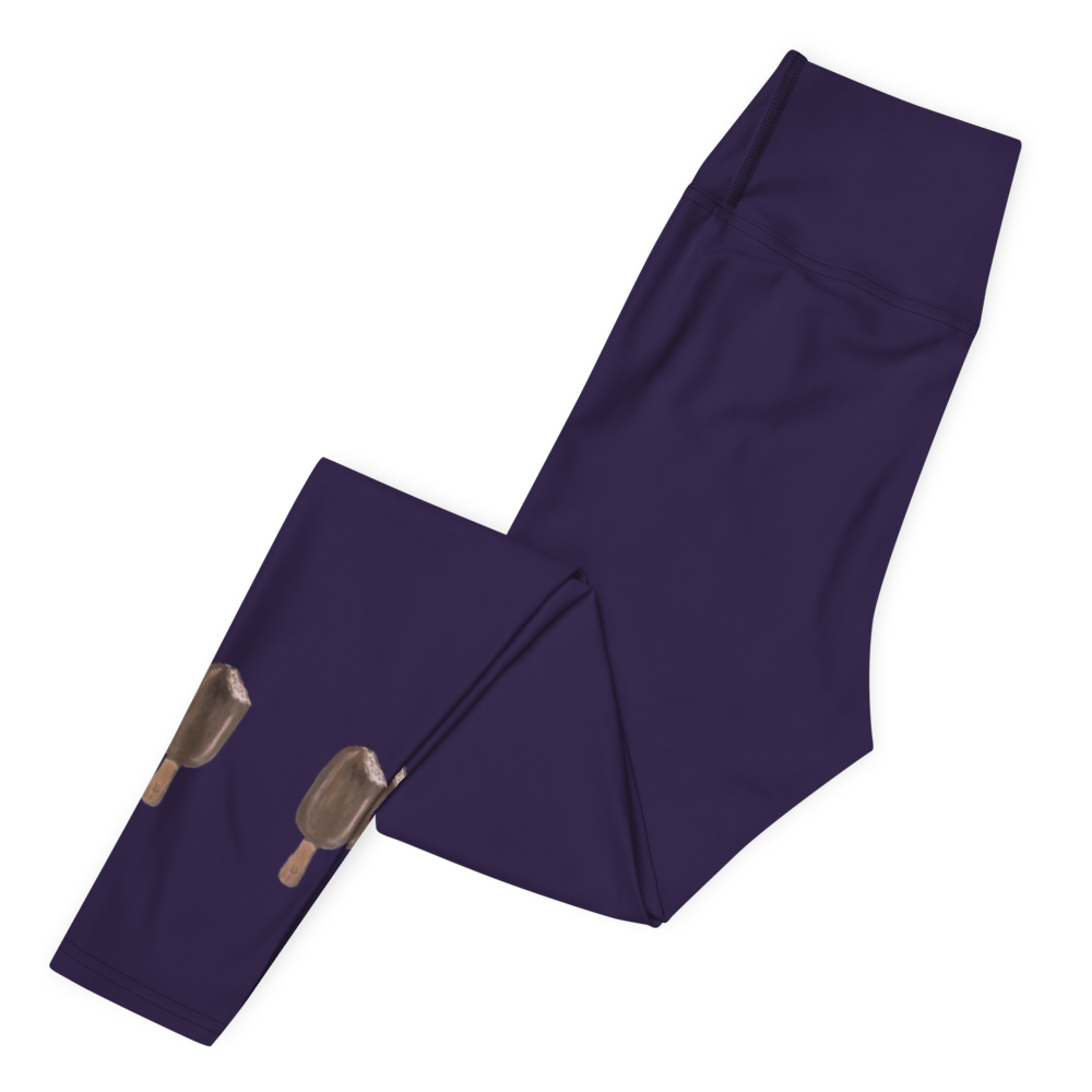 Ice Cream Dreams Yoga Leggings | All - Over Print Printed Handpainted Art - M.P.Art