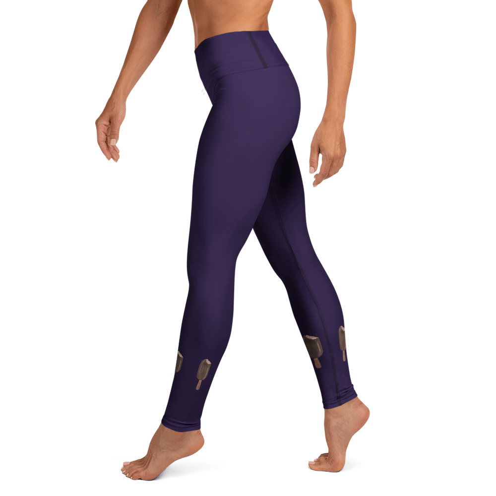 Ice Cream Dreams Yoga Leggings | All - Over Print Printed Handpainted Art - M.P.Art
