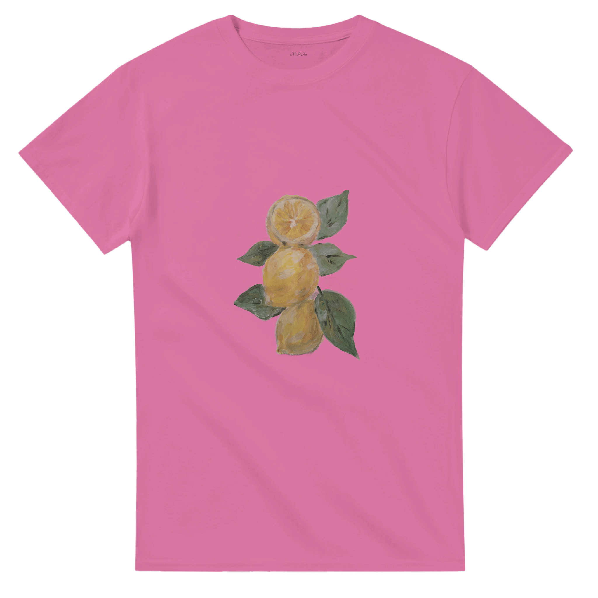 Lemon Fresh Heavyweight Tee | Unisex with Handpainted Art - M.P.Art