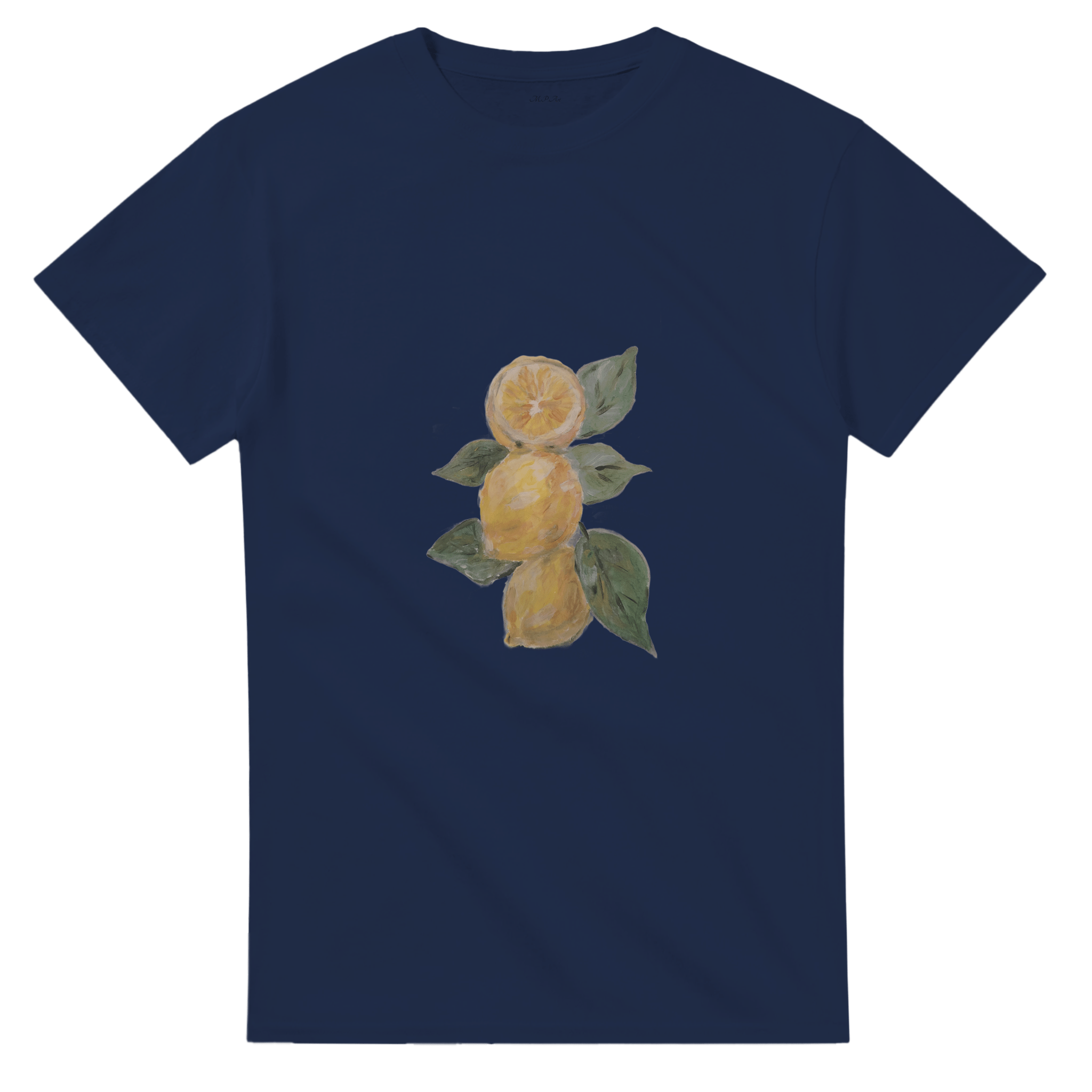 Lemon Fresh Heavyweight Tee | Unisex with Handpainted Art - M.P.Art