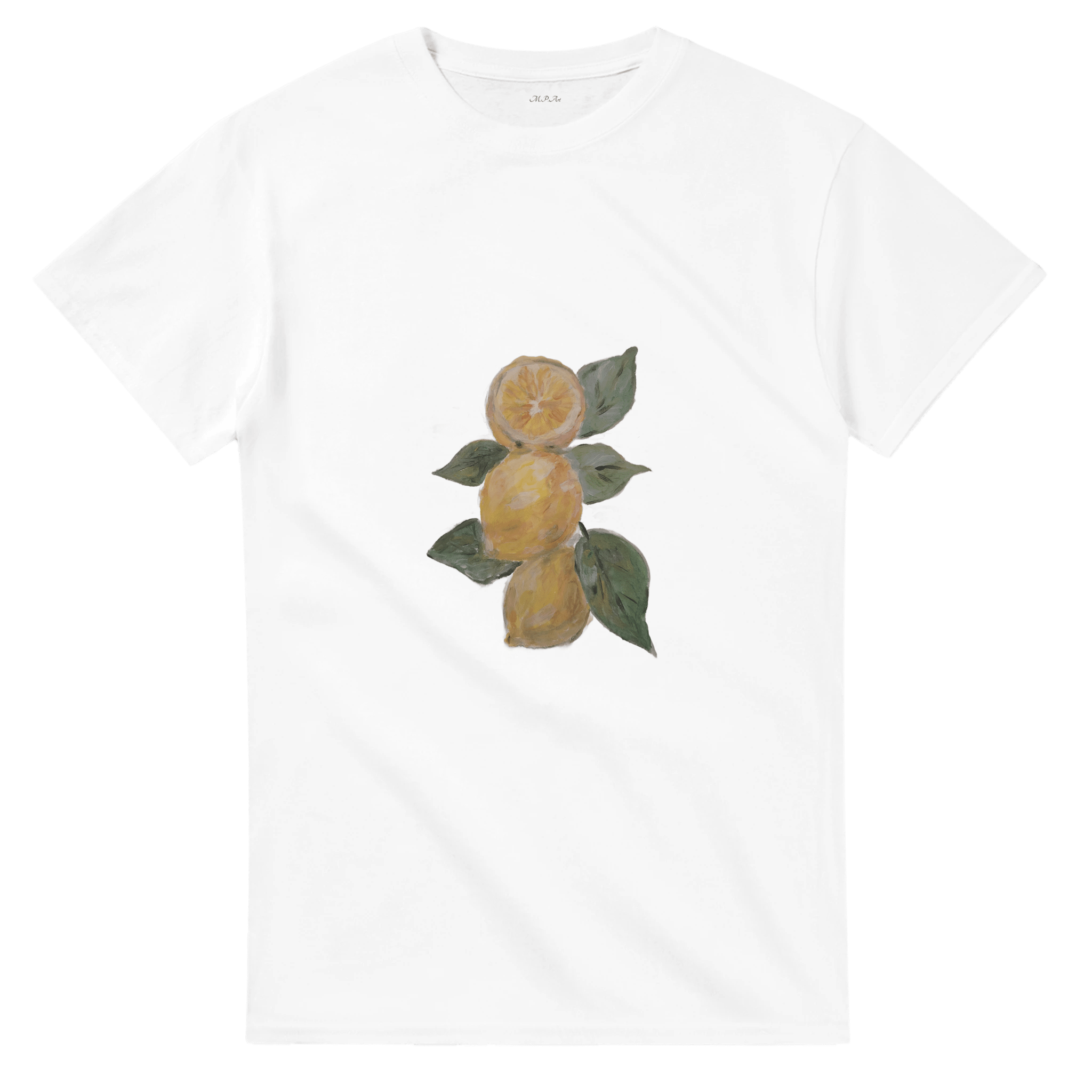 Lemon Fresh Heavyweight Tee | Unisex with Handpainted Art - M.P.Art