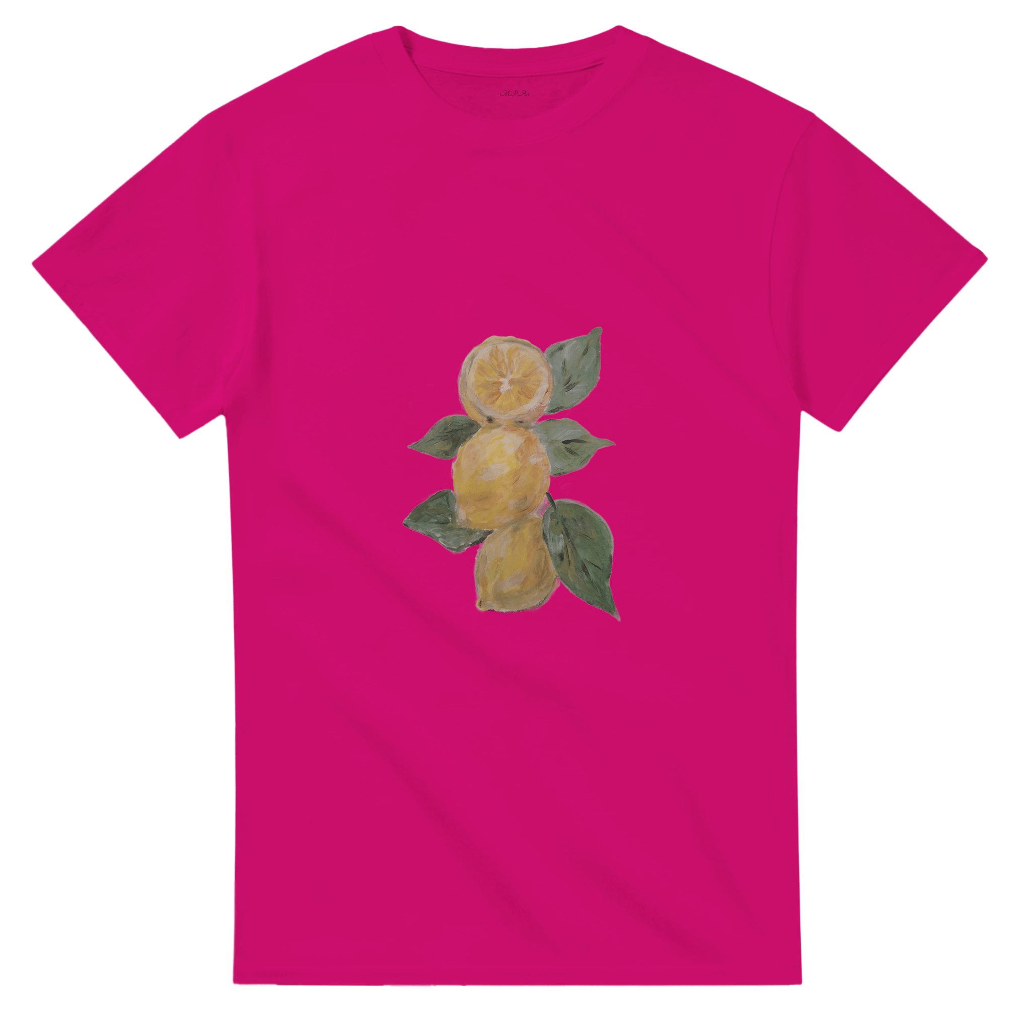 Lemon Fresh Heavyweight Tee | Unisex with Handpainted Art - M.P.Art