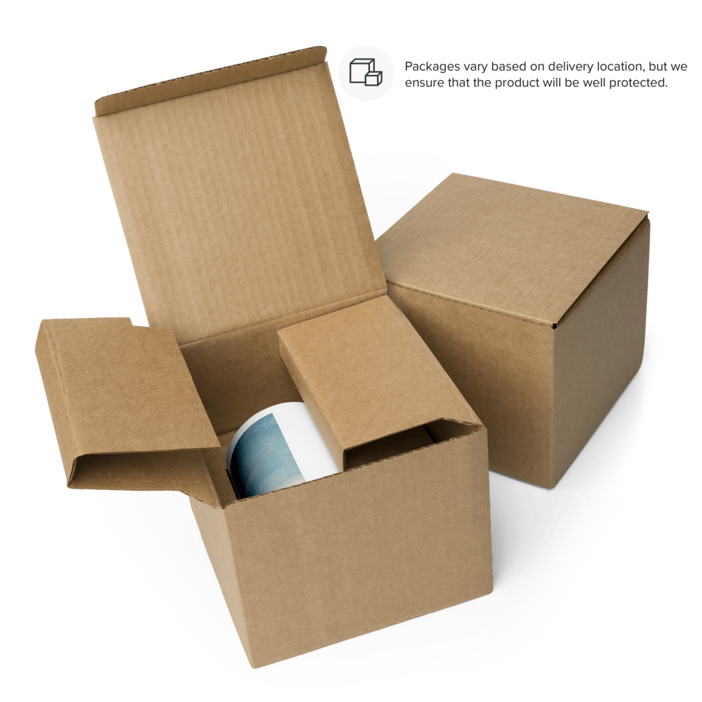 Ocean Waves Glossy Mug | 15oz with Printed Handpainted Art - M.P.Art