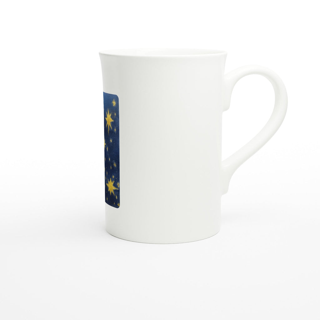 Starry Night Slim Mug | 10oz Porcelain with Handpainted Art - M.P.Art