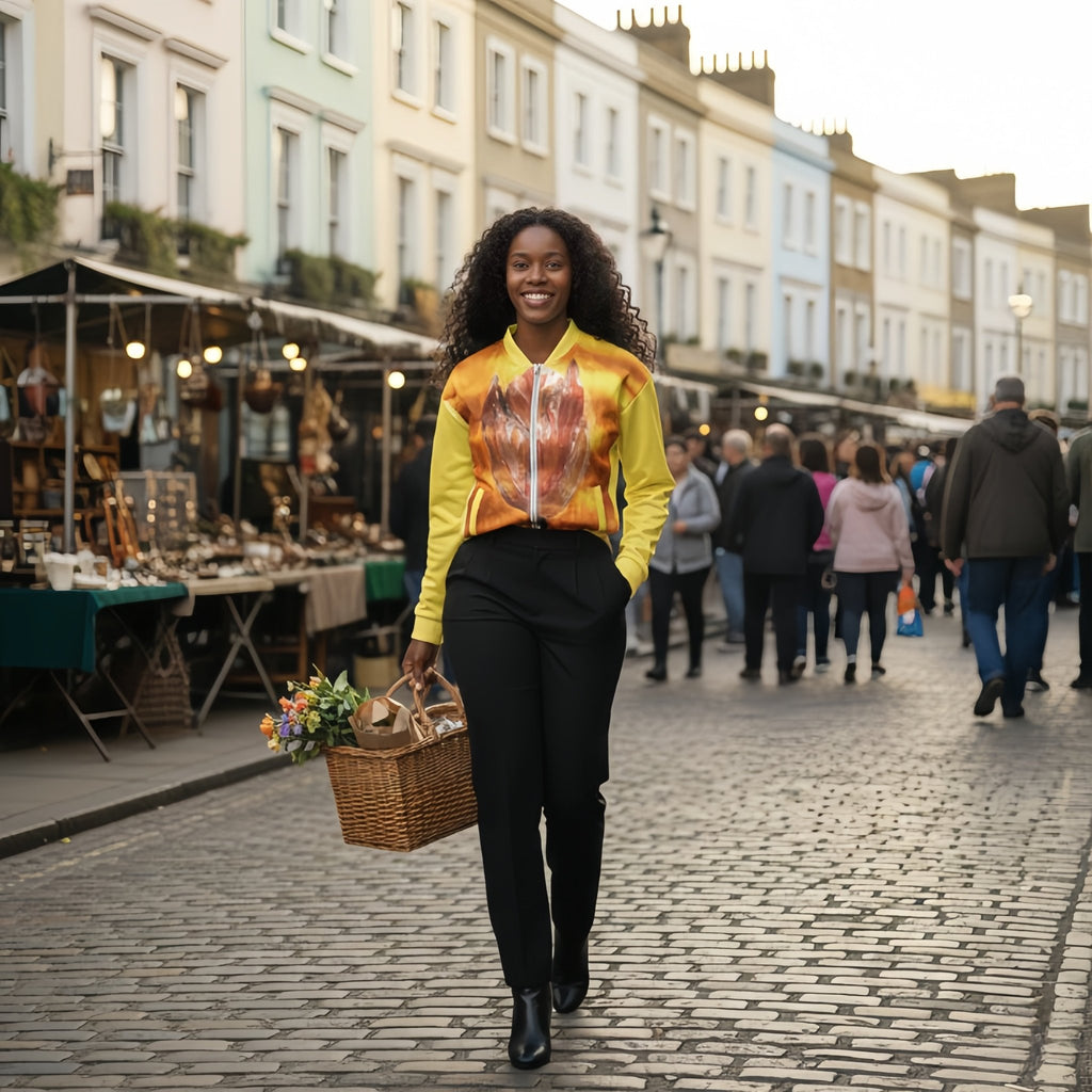 Sunset Bloom | Bomber Jacket - M.P.Art