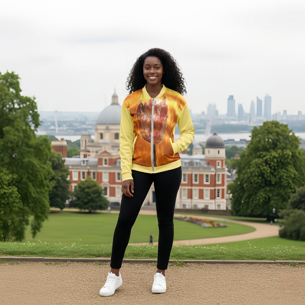 Sunset Bloom | Bomber Jacket - M.P.Art