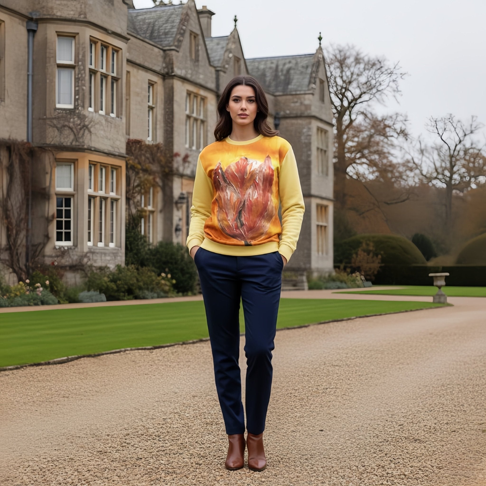 Sunset Tulip | Unisex Sweatshirt - M.P.Art