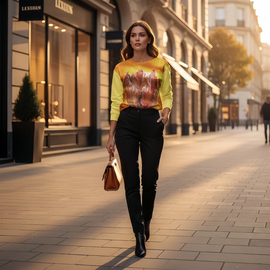 Sunset Tulip | Unisex Sweatshirt - M.P.Art