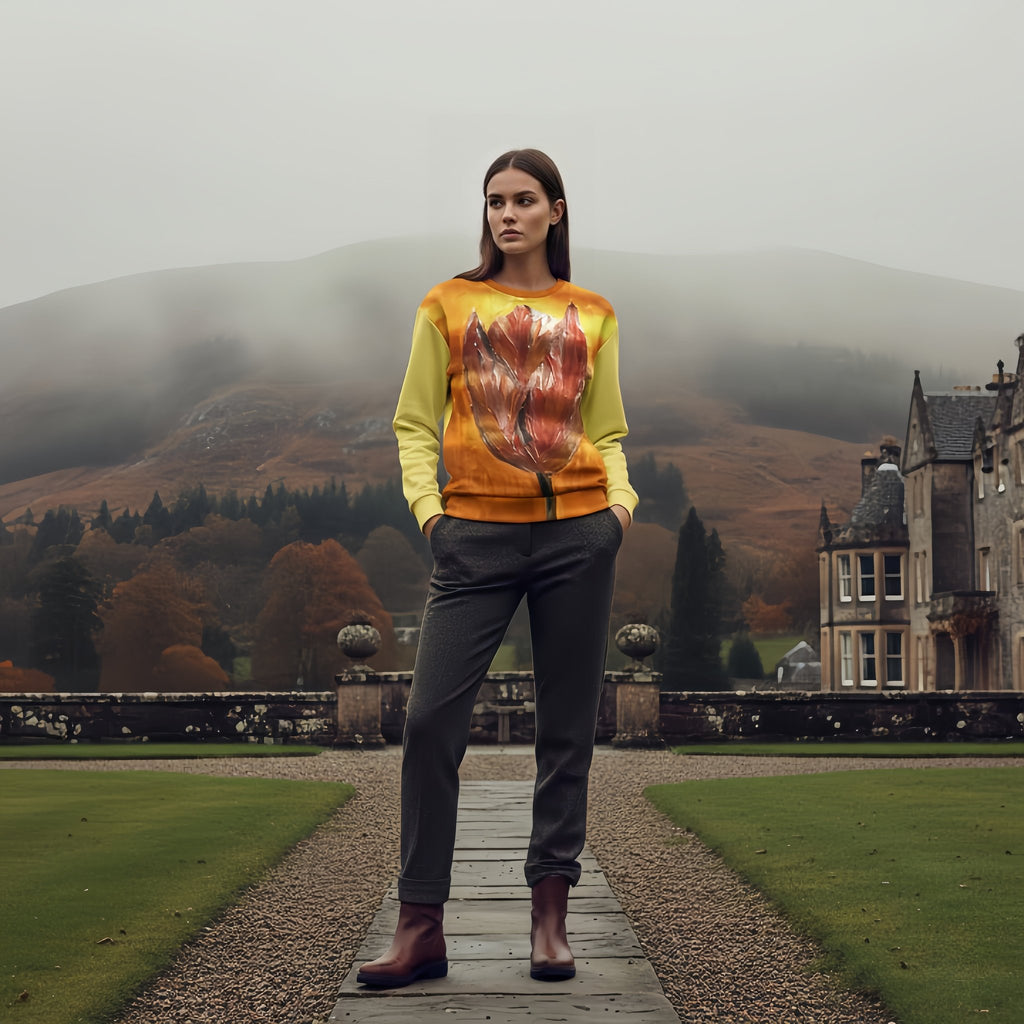 Sunset Tulip | Unisex Sweatshirt - M.P.Art