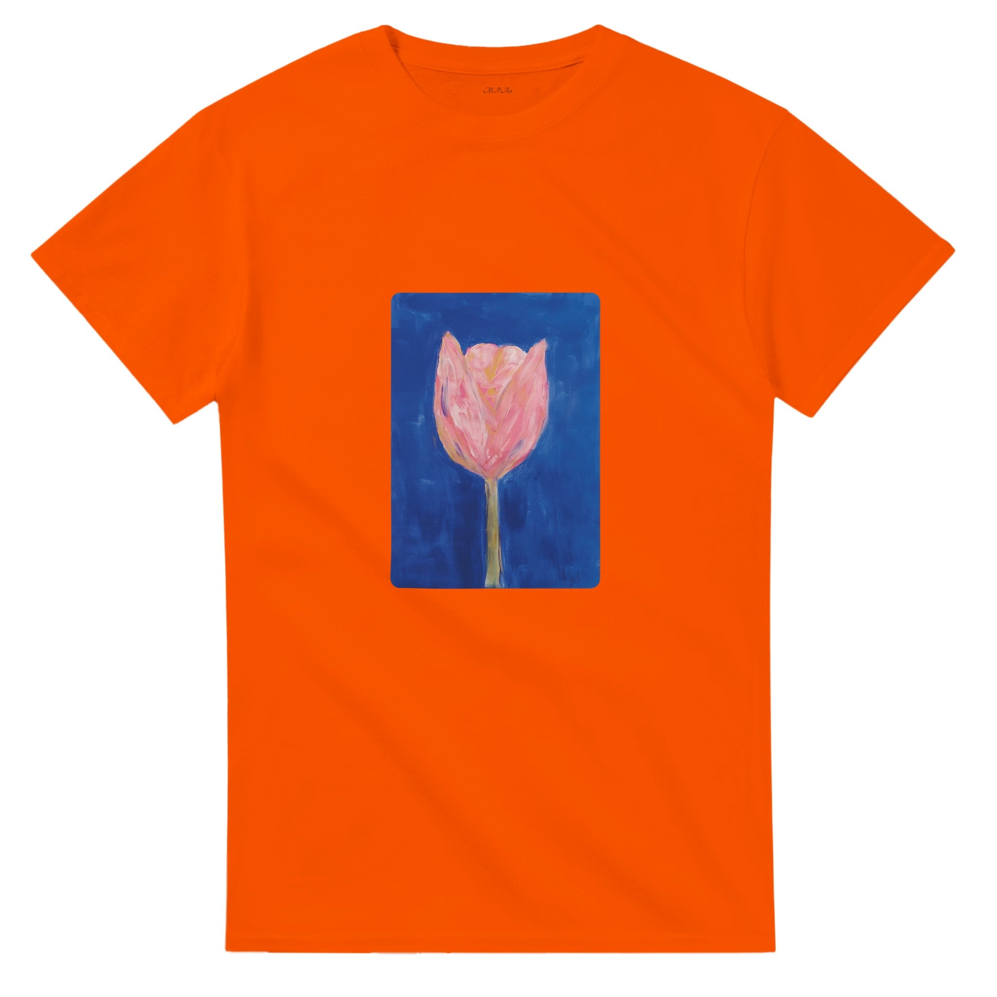 Tulip Dreams Heavyweight Tee | Unisex with Printed Handpainted Art - M.P.Art