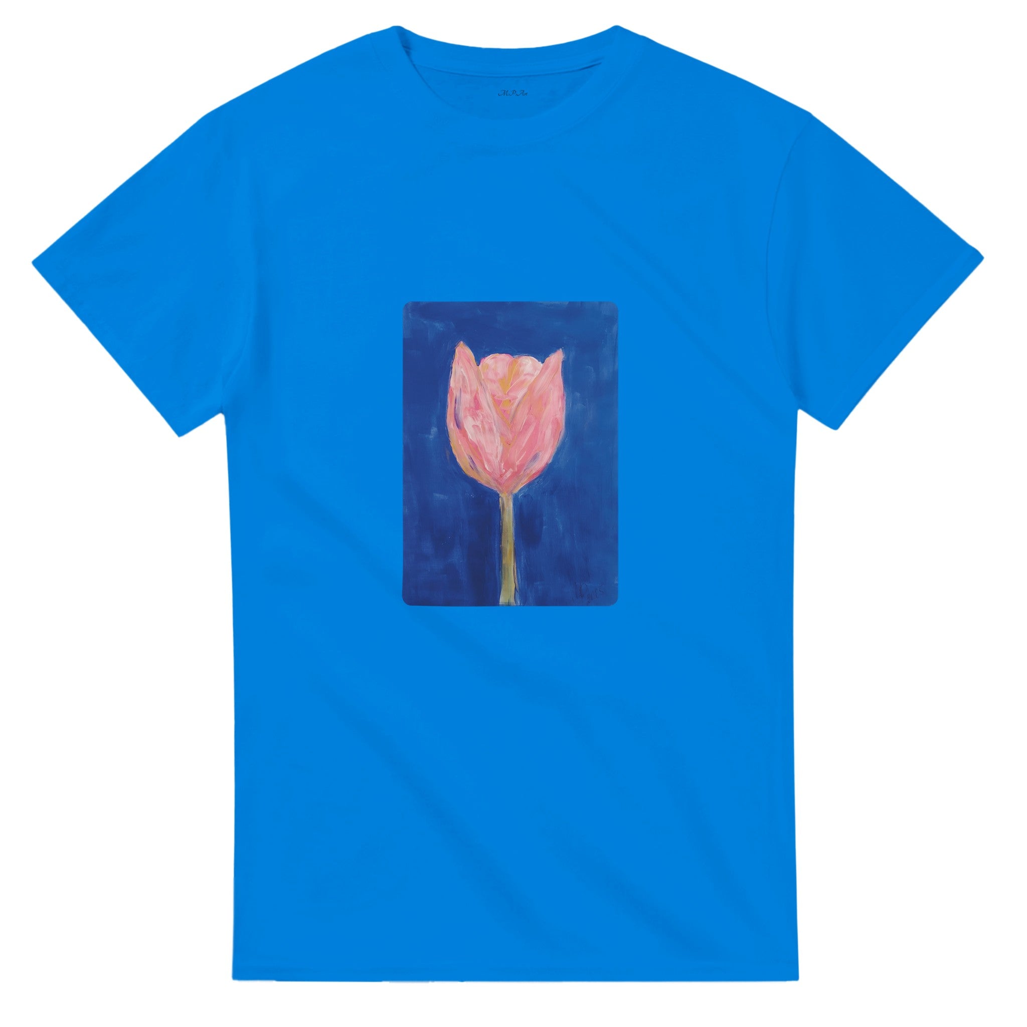 Tulip Dreams Heavyweight Tee | Unisex with Printed Handpainted Art - M.P.Art