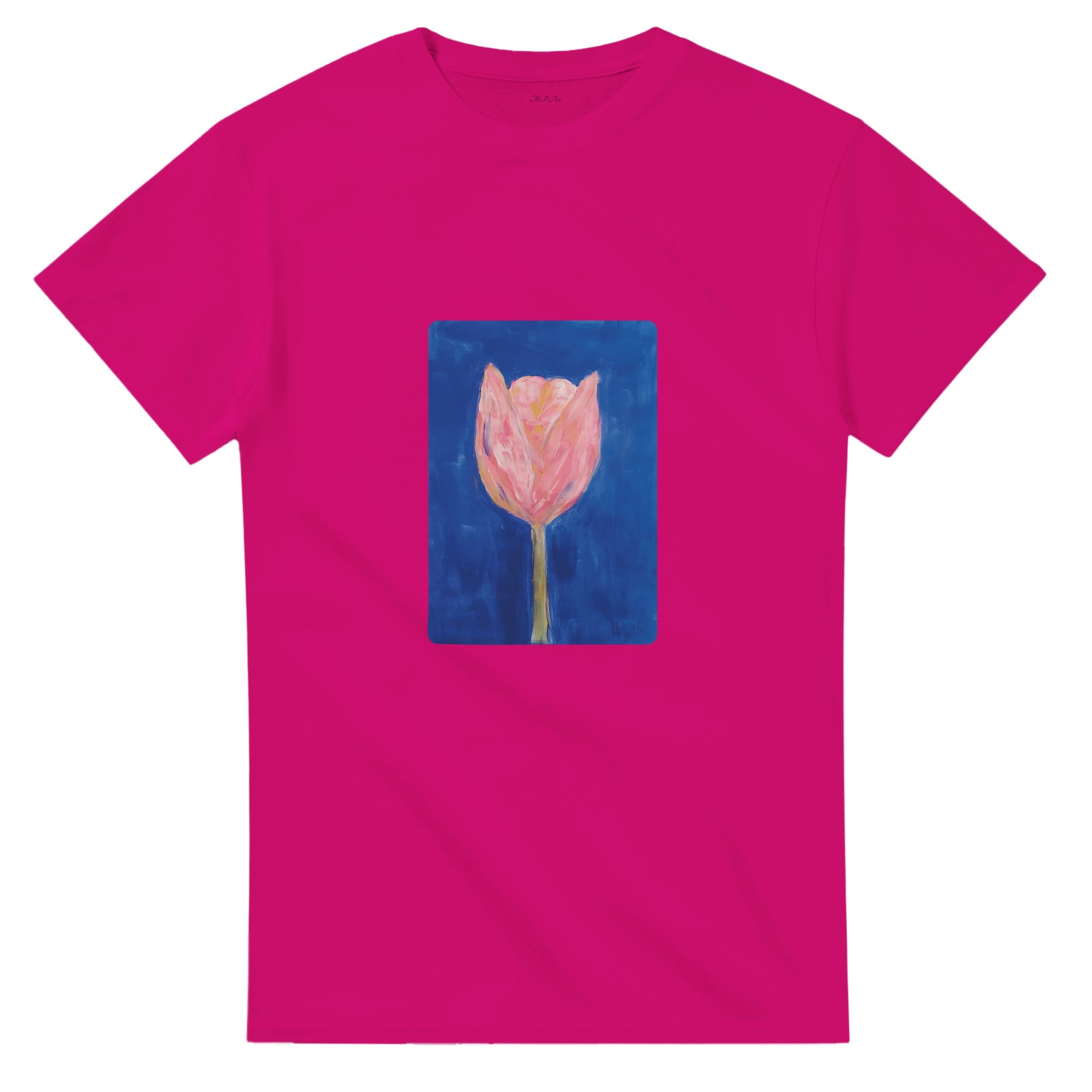 Tulip Dreams Heavyweight Tee | Unisex with Printed Handpainted Art - M.P.Art