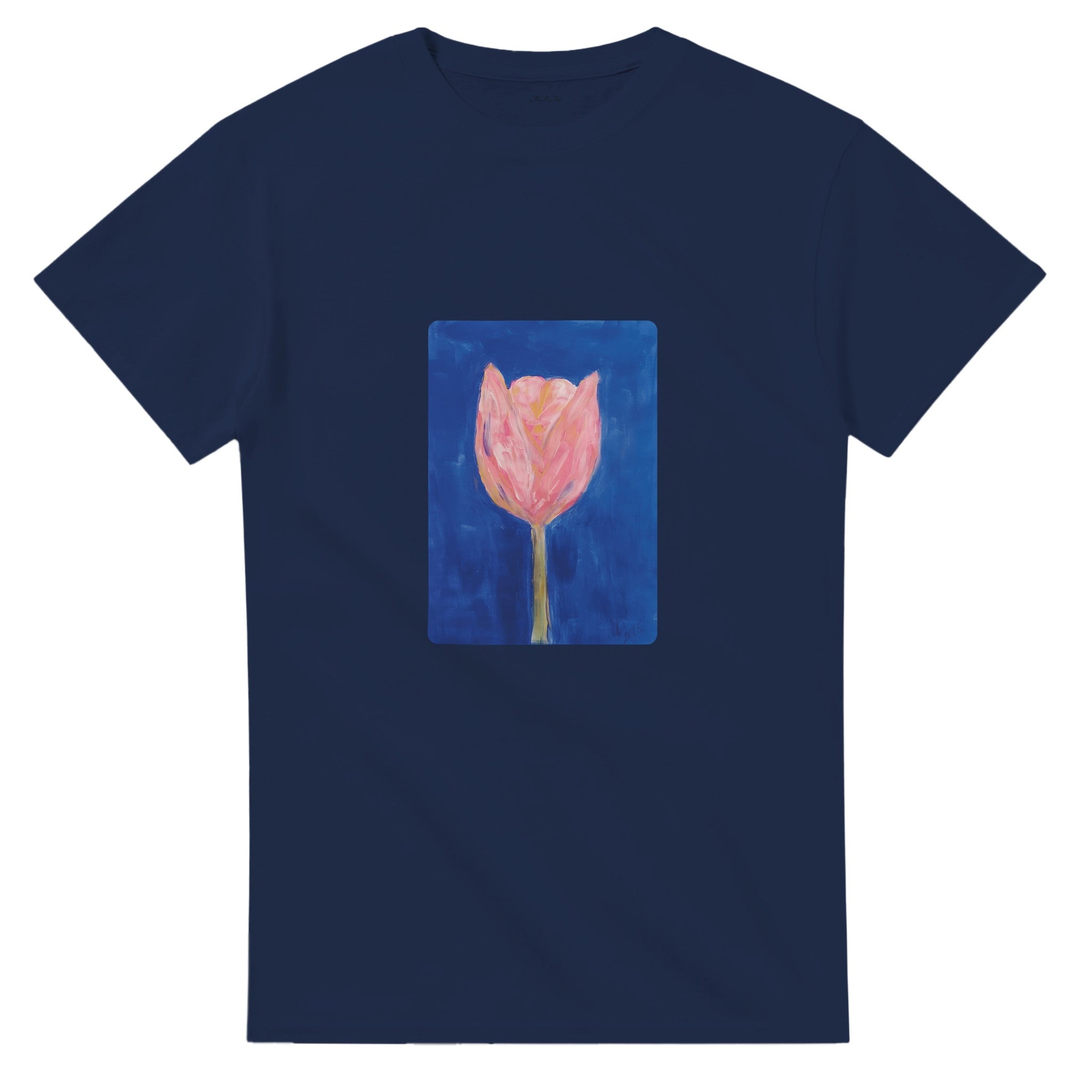Tulip Dreams Heavyweight Tee | Unisex with Printed Handpainted Art - M.P.Art