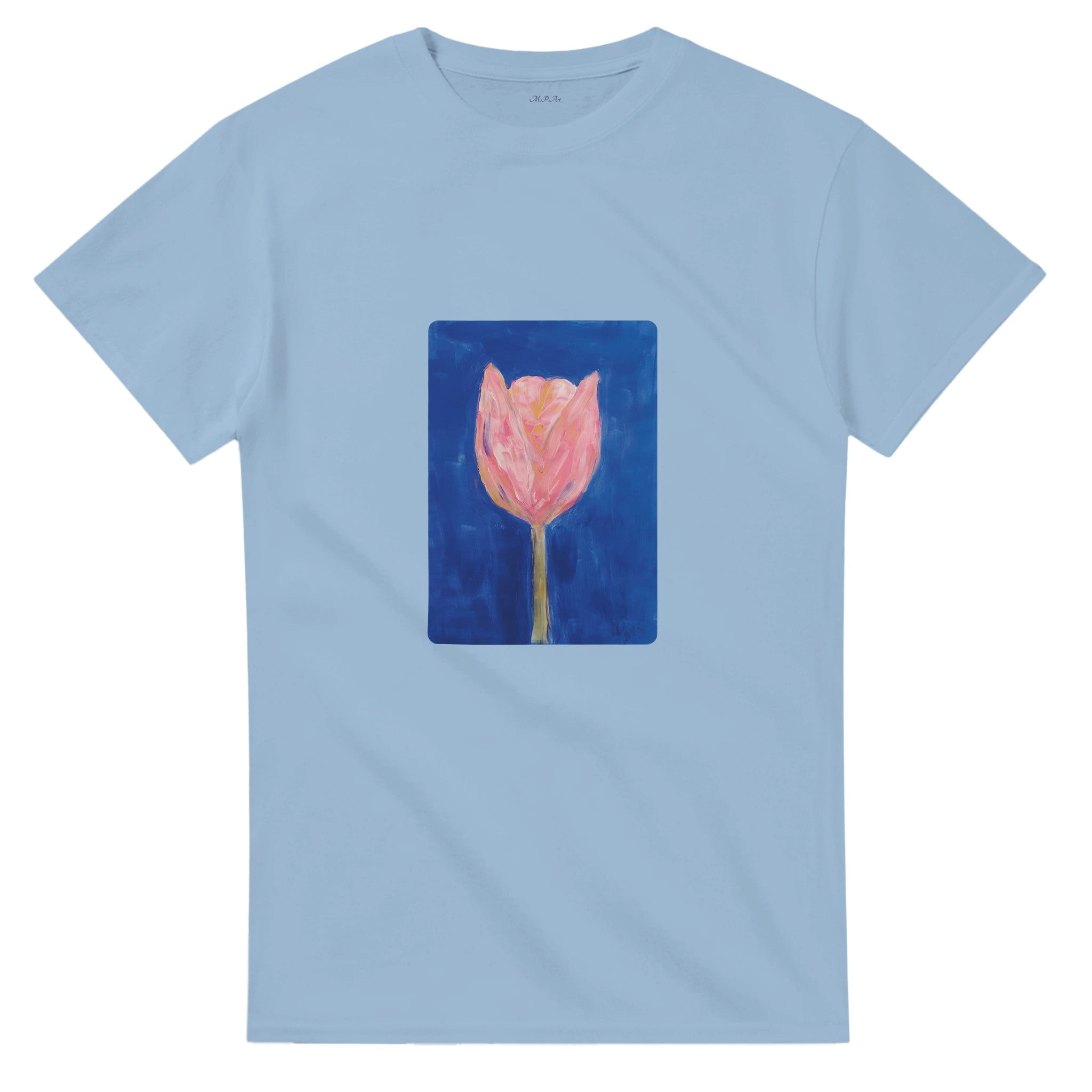 Tulip Dreams Heavyweight Tee | Unisex with Printed Handpainted Art - M.P.Art