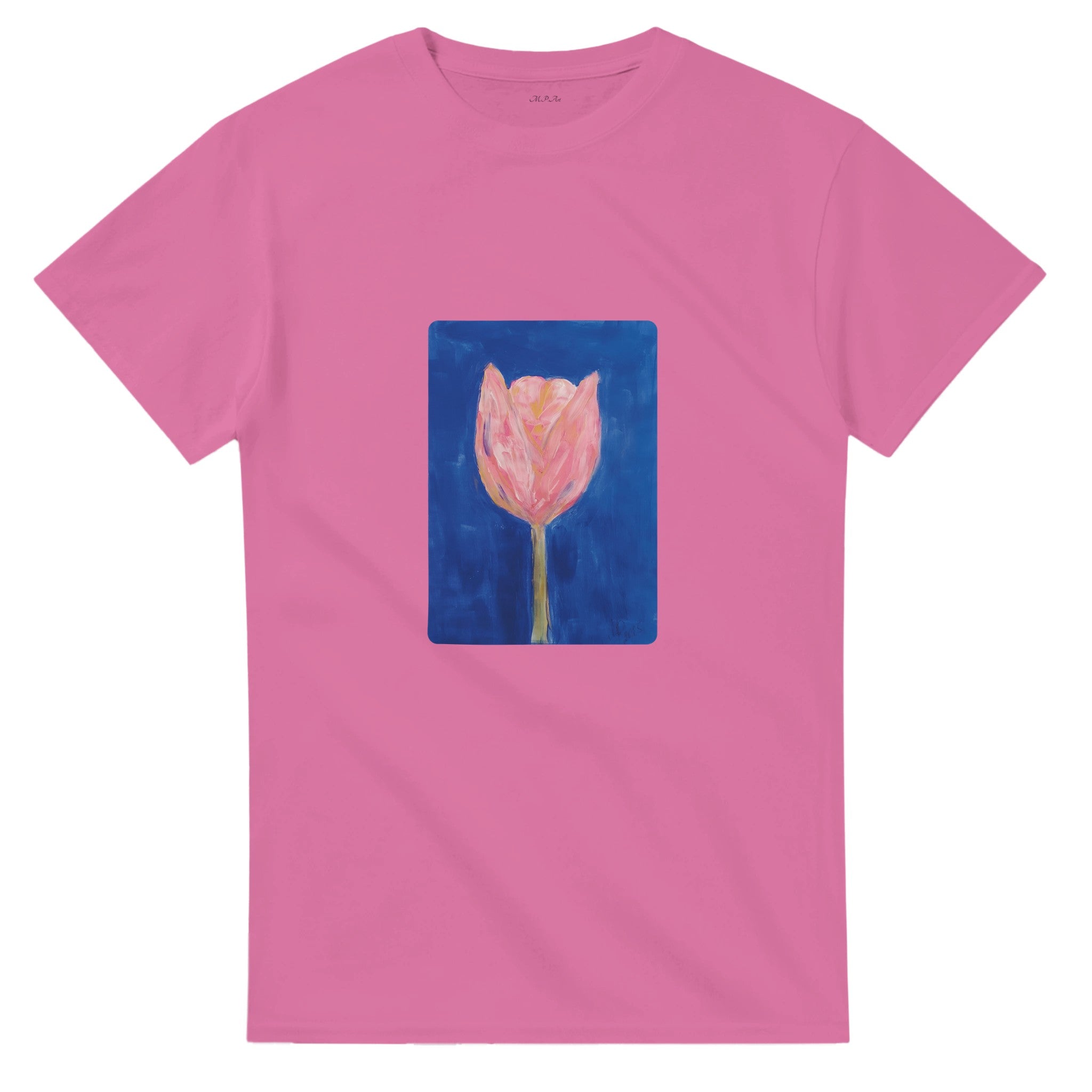 Tulip Dreams Heavyweight Tee | Unisex with Printed Handpainted Art - M.P.Art
