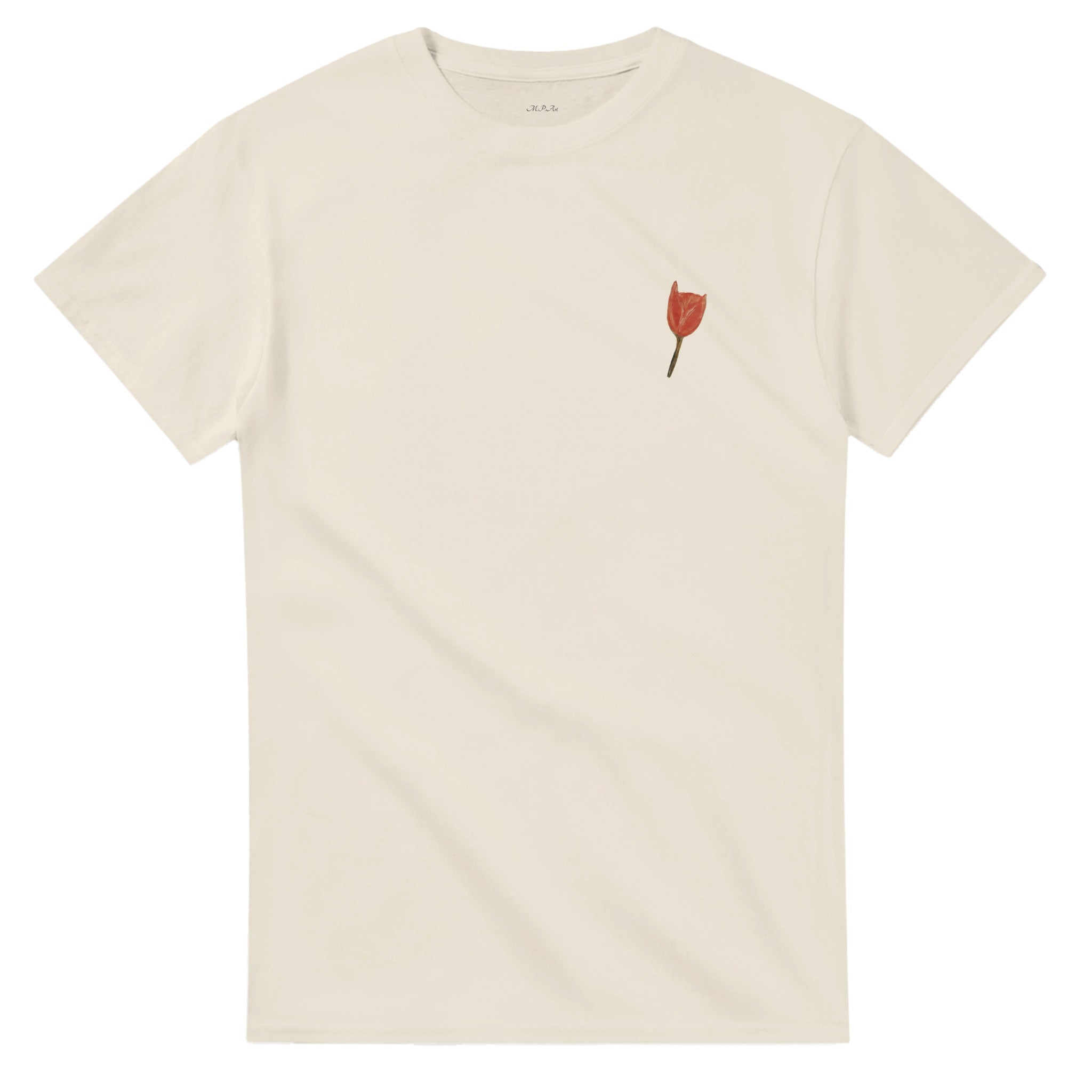 Tulip Dreams Heavyweight Tee | Unisex with Printed Handpainted Art - M.P.Art