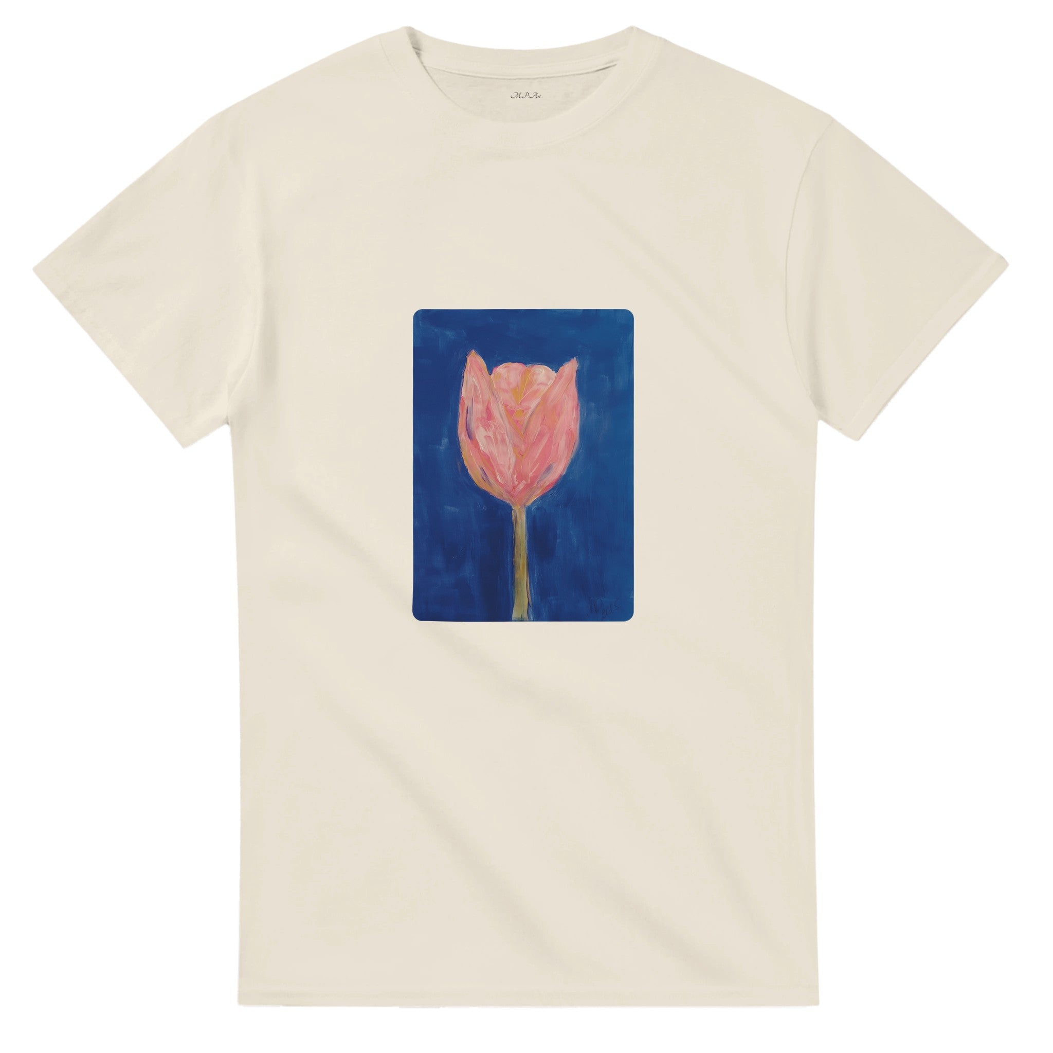 Tulip Dreams Heavyweight Tee | Unisex with Printed Handpainted Art - M.P.Art
