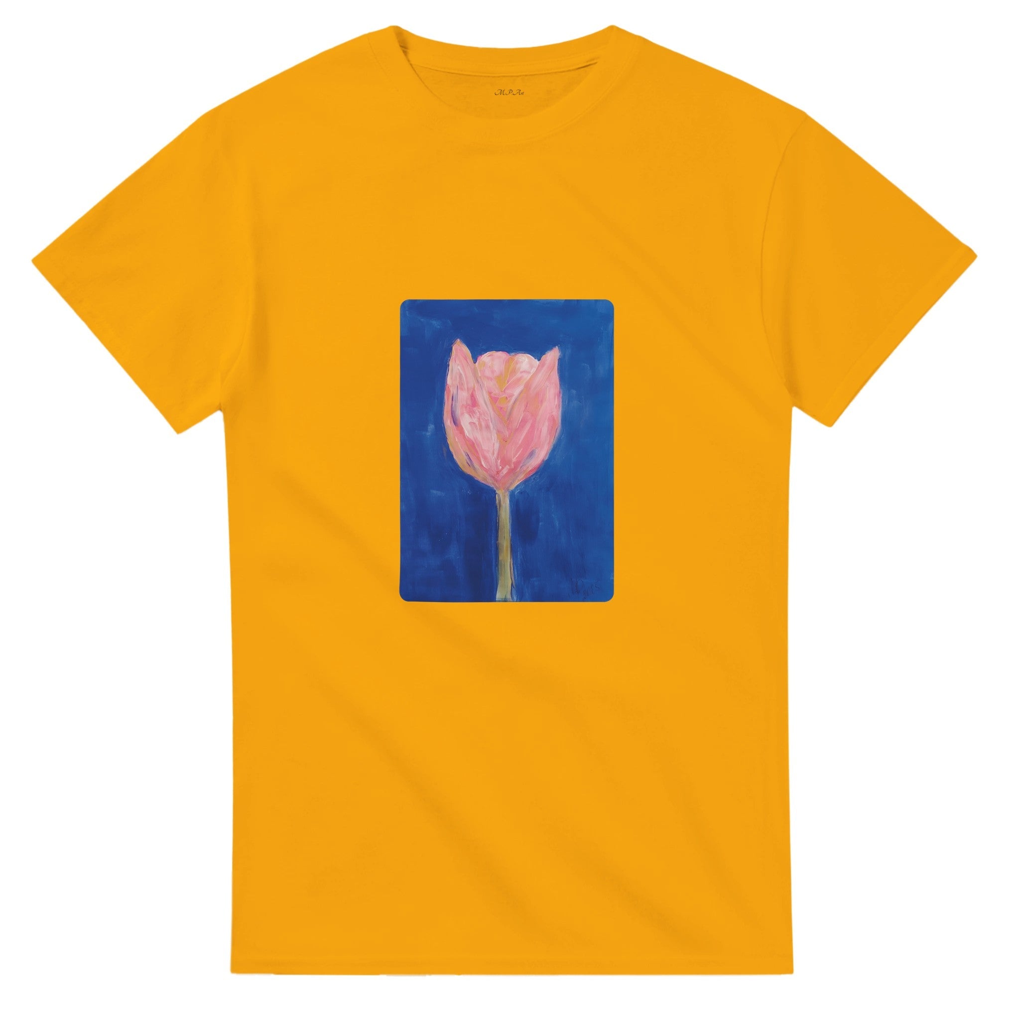 Tulip Dreams Heavyweight Tee | Unisex with Printed Handpainted Art - M.P.Art