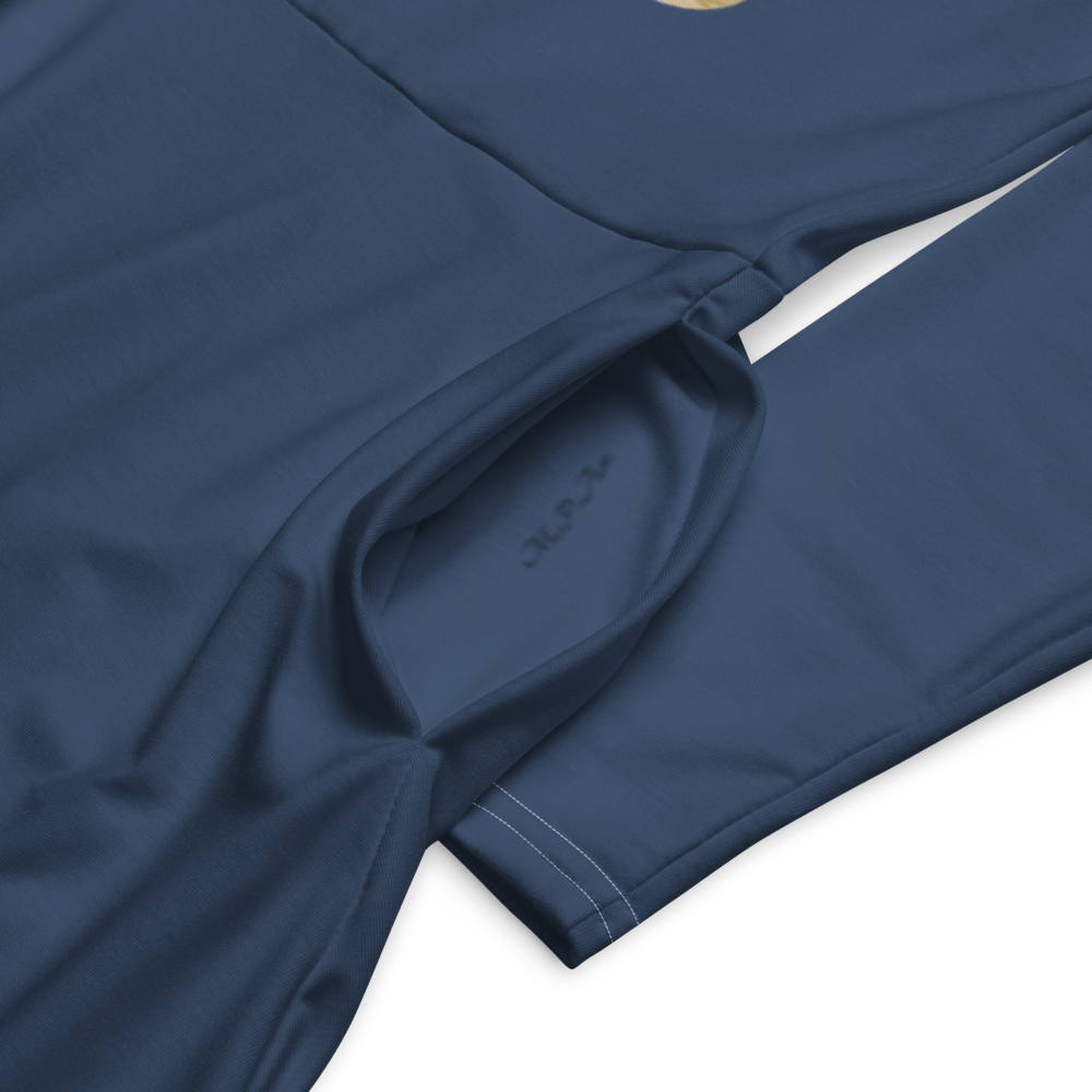 Turner - Inspired Sunset Long Sleeve Midi Dress | Printed Handpainted Art - M.P.Art