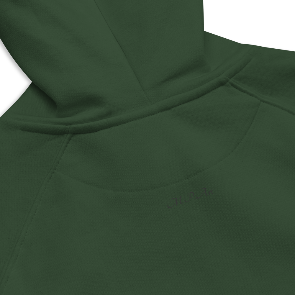 Turner Inspired Westminster Sunset Eco Raglan Hoodie | Unisex with Printed Handpainted Art - M.P.Art