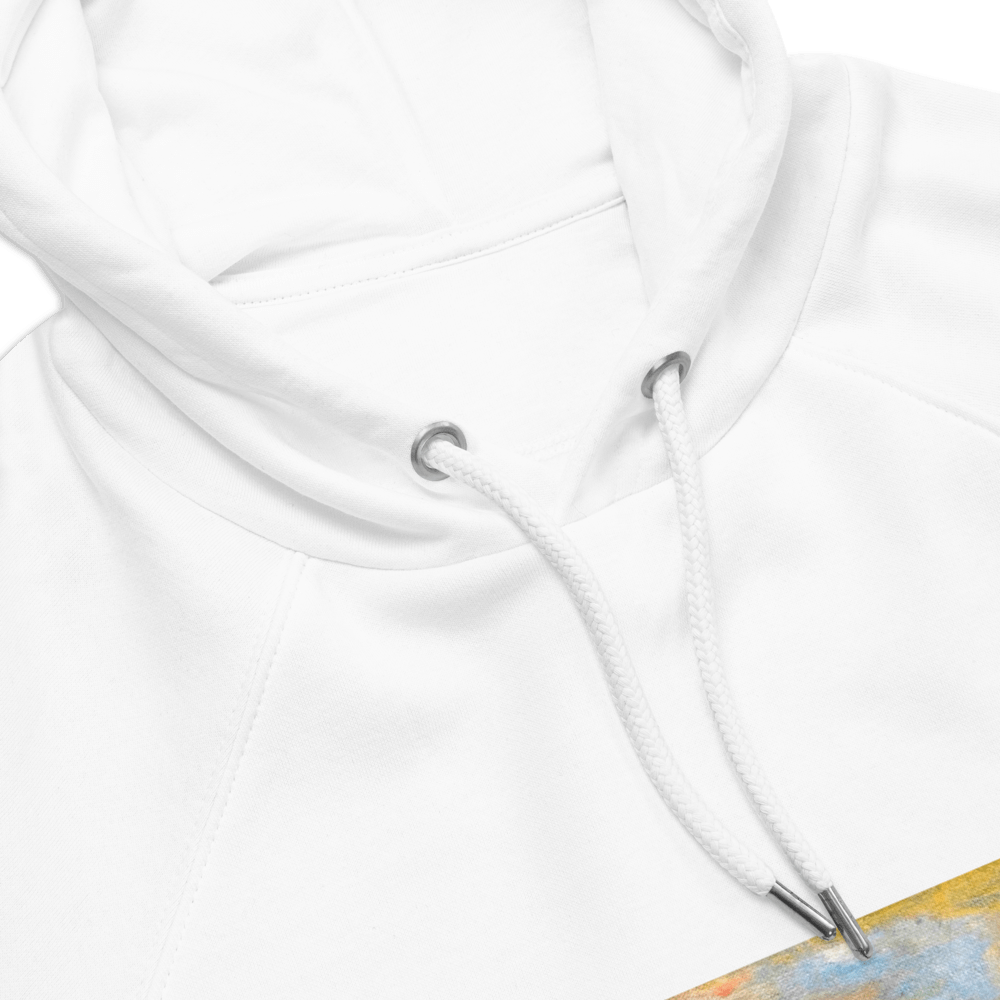 Turner Inspired Westminster Sunset Eco Raglan Hoodie | Unisex with Printed Handpainted Art - M.P.Art