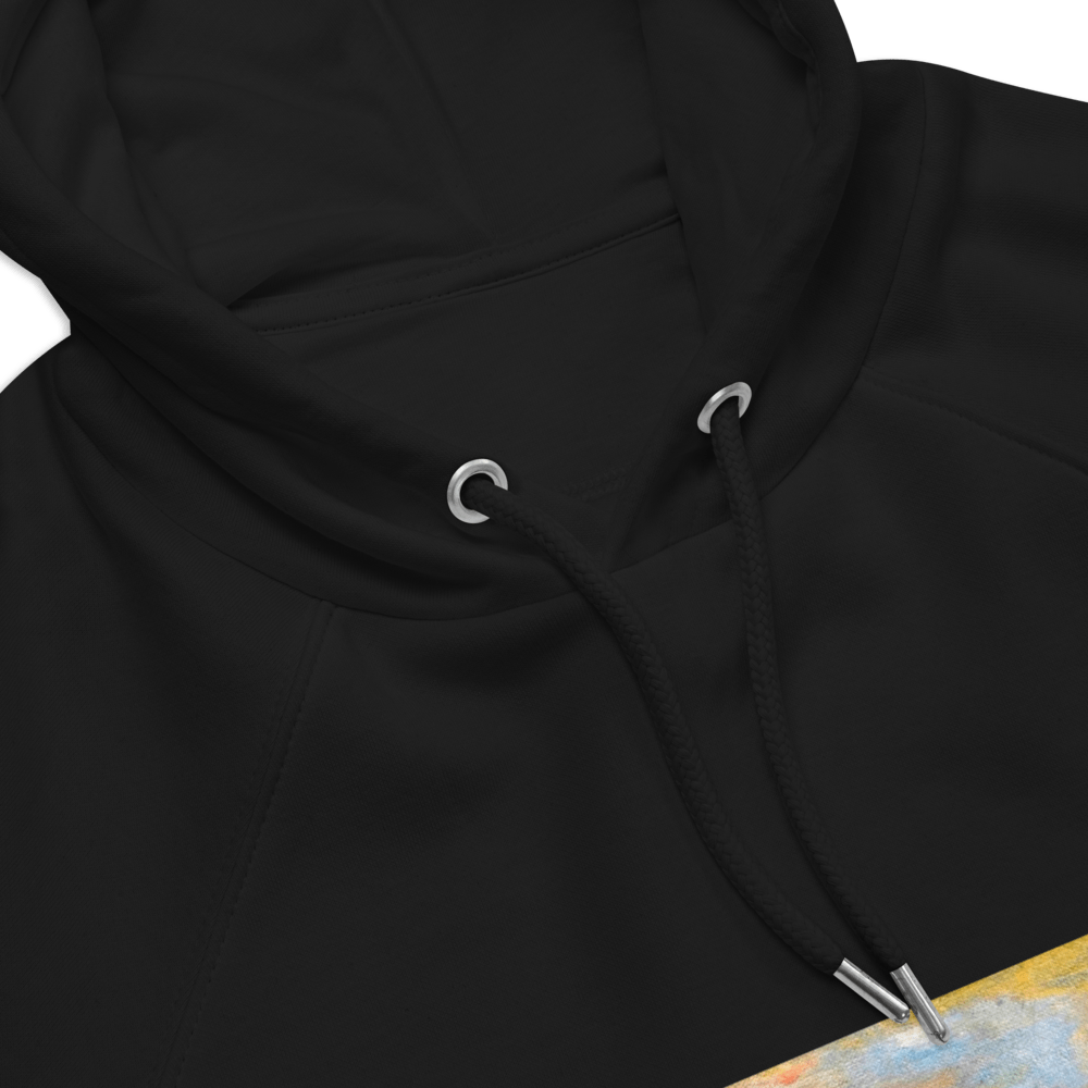 Turner Inspired Westminster Sunset Eco Raglan Hoodie | Unisex with Printed Handpainted Art - M.P.Art