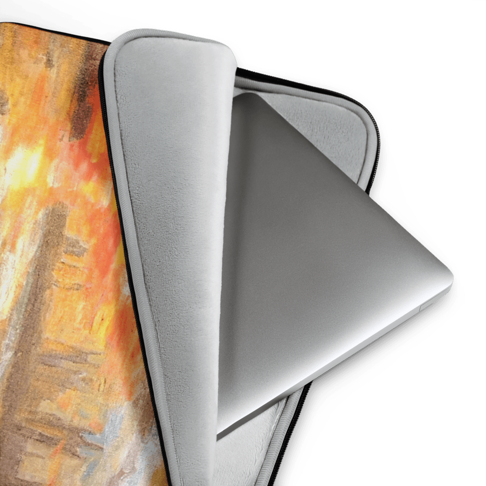Westminster Sunset Laptop Sleeve | 15" with Turner - Inspired Art - M.P.Art